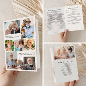 Moderne 9-Foto-Beerdigung in liebenswertem Gedächt Programm