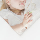 Moderne 9 Fotomaterial Personalisierte Farbe Fleecedecke (Ecke)