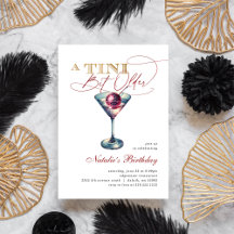 Moderne A Tini Bit Older Martini Cherry Geburtstag
