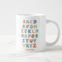 Moderne ABC Alphabet Personalisierte Klassenbriefe