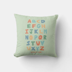 Moderne ABC Alphabet Personalisierte niedliche Kin Kissen
