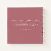 Moderne, aber erste Jesus dusty rosa Sermon Bemerk Notizblock (Rückseite)