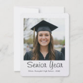 Moderne Abitur-Script-Klasse-von-2026-Fotokarte (Vorderseite)