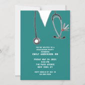 Moderne Abiturfeier Magneteinladung (Vorderseite)