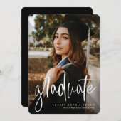 Moderne Abschluss-Ankündigung (Vorne/Hinten)