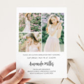 Moderne Abschluss Ankündigung Einladung