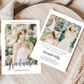 Moderne Abschluss Ankündigung Einladung