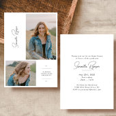 Moderne Abschluss-Ankündigung & Einladung