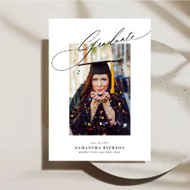 Moderne Abschluss-Ankündigung & Einladung