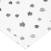 Moderne Abschluss Black Gray Cap Tischdecke (Schrägansicht)