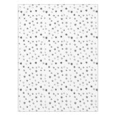 Moderne Abschluss Black Gray Cap Tischdecke (Vorderseite)