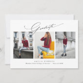 Moderne Abschluss Einladung & Ankündigung (Vorderseite)