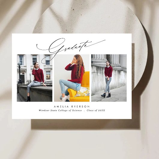 Moderne Abschluss Einladung & Ankündigung