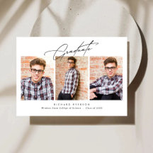 Moderne Abschluss Einladung & Ankündigung