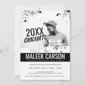 Moderne Abschluss-Einladung | Bold Grad Invite Einladung (Vorderseite)