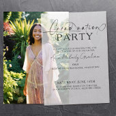 Moderne Abschluss-Einladung Pergament Einladungen