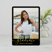 Moderne Abschluss Foto Class 2025 Ankündigung (Stehend vorne)