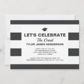 Moderne Abschluss Foto Class 20XX Party Einladung (Rückseite)