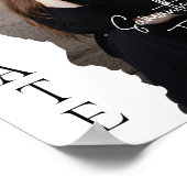 Moderne Abschluss-Foto-Magazin-Abschluss-Schild Poster (Ecke)