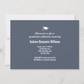 Moderne Abschluss-Fotoklasse 20XX Einladung (Rückseite)