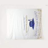 Moderne Abschluss Imitate Streamers Hintergrund Wandteppich (Vorderseite (Horizontal))