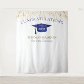 Moderne Abschluss Imitate Streamers Hintergrund Wandteppich (Vorderseite)