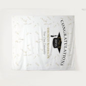 Moderne Abschluss Imitate verstreamen den schwarze Wandteppich (Vorderseite (Horizontal))