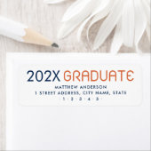 Moderne Abschluss Jahr Hochschulabsolventen Rückse (Insitu)