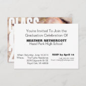 Moderne Abschluss-Karten-Klasse von 2013 Einladung (Vorne/Hinten)