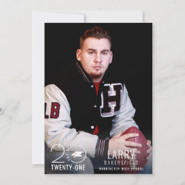 Moderne Abschluss-KLASSE 2021 Typografie-Foto Einladung