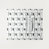 Moderne Abschluss-KLASSE 20XX Muster Foto Op Wandteppich (Vorderseite (Horizontal))