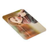 Moderne Abschluss Zeremonie Save the Date Foto Magnet (Rechte Seite)