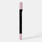 Moderne Abschlussfeier 2026 Hellrosa Foto-Magnet iPhone Hülle (Rechte Seite)