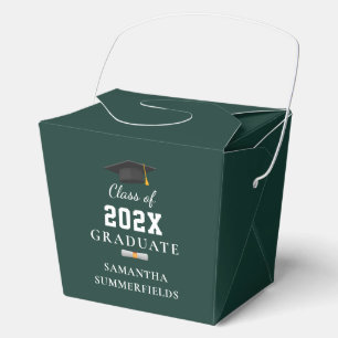 Moderne Abschlussfeier 2026 Party Custom Geschenkschachtel
