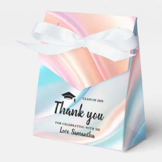 Moderne Abschlussfeier  Geschenkschachtel (Vorderseite)