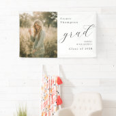 Moderne Abschlussfoto im Script-Stil Banner (Insitu)