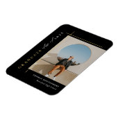 Moderne Abschlussfoto Magnet (Linke Seite)