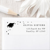 Moderne Absolventenmütze Rücksendeadresse zur Grad (Insitu)