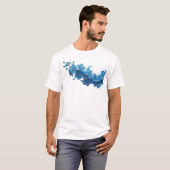 Moderne ABSTRACTE BLUMEN Grafik T-Shirt Design (Vorne ganz)