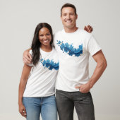 Moderne ABSTRACTE BLUMEN Grafik T-Shirt Design (Unisex)