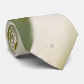 Moderne Abstrakt Art Muster Green Waves Krawatte (Gerollt)