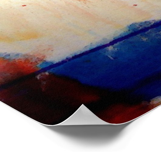 Moderne Abstrakt Art Posters Poster (Ecke)