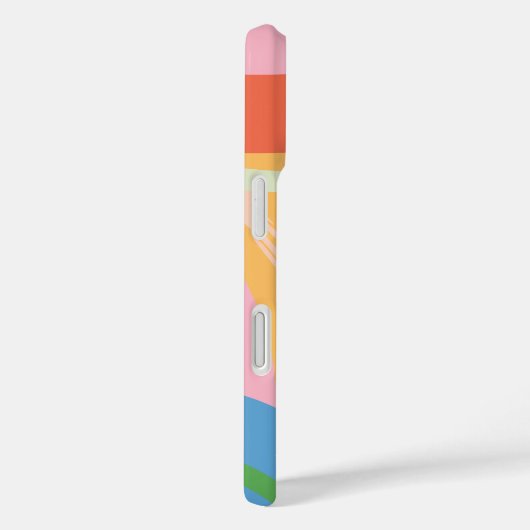 Moderne Abstrakt Geometrie Case-Mate iPhone Hülle (Rückseite / Rechts)