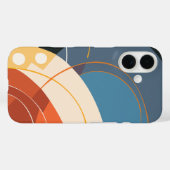 Moderne Abstrakt Geometrie Case-Mate iPhone Hülle (Rückseite (Horizontal))