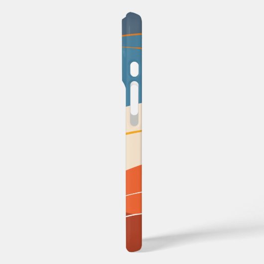 Moderne Abstrakt Geometrie Case-Mate iPhone Hülle (Rückseite / Links)