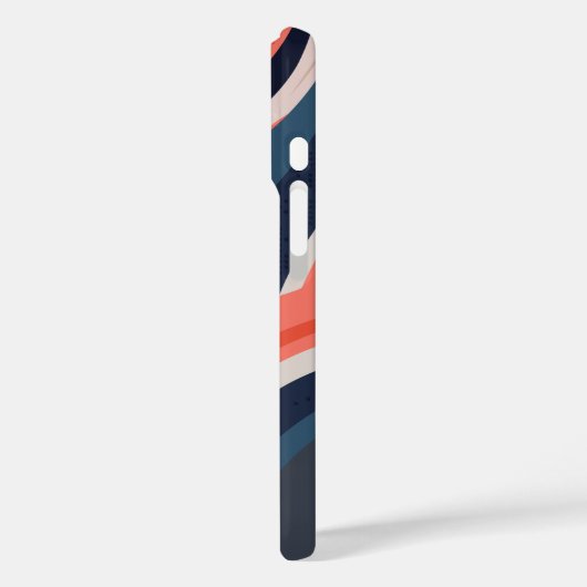 Moderne Abstrakt Geometrie Case-Mate iPhone Hülle (Rückseite / Links)