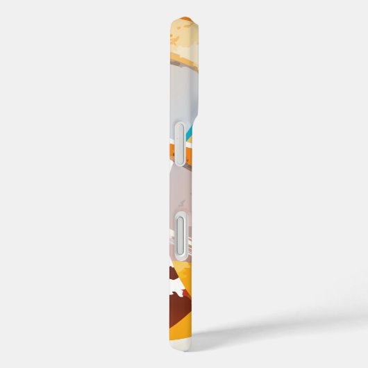 Moderne Abstrakt Geometrie Case-Mate iPhone Hülle (Rückseite / Rechts)