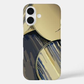 Moderne Abstrakt Geometrie iPhone 16 Hülle