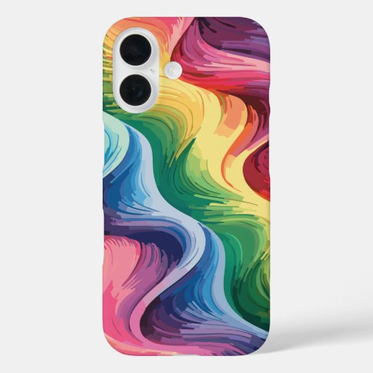 Moderne Abstrakt Geometrie Case-Mate iPhone Hülle (Rückseite)