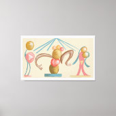 Moderne Abstrakt Geometrie Leinwanddruck (Vorderseite)